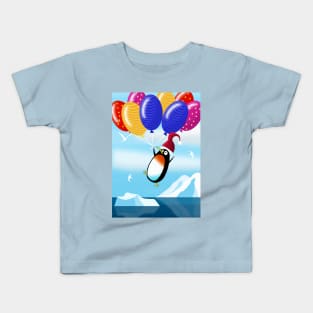 Christmas Penguin Kids T-Shirt